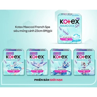 (2107) Băng vệ sinh Kotex  maxcool 23cm (8m)