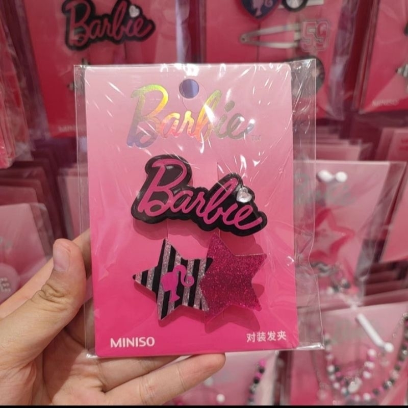 Kẹp tóc Barbie chính hãng Miniso