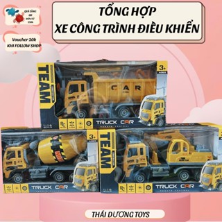 (Ảnh tự chụp) Xe điều khiển từ xa_xe ben điều khiển từ xa,xe múc điều khiển từ xa,xe bồn đồ chơi cho bé