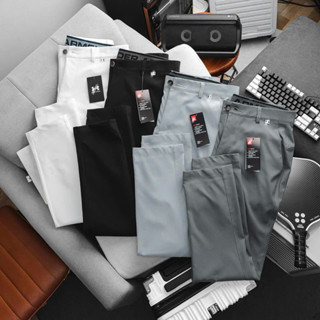 Quần Dài Thể Thao Đánh Golf Nam, Chất Vải Xi Co Giãn 4 Chiều Dày Dặn, Form Slim Chuẩn , Logo Phản Quang.