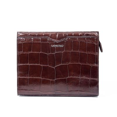 Ví Clutch Nam Cầm Tay Phelim Da Cá Sấu Chính Hãng Lavatino [CLS21]