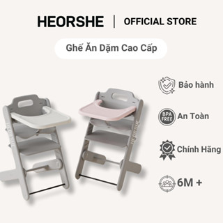 Ghế Ăn Dặm Cao Cấp HEORSHE Chống trượt dây đai an toàn cho bé từ 6 tháng đến trưởng thành HEORSHEVN