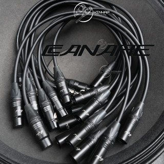 Dây cáp Canon XLR cái ra đực diy từ dây canare chống nhiễu và jack canon RyanJack chân đồng mạ bạc , giá 1 sợi