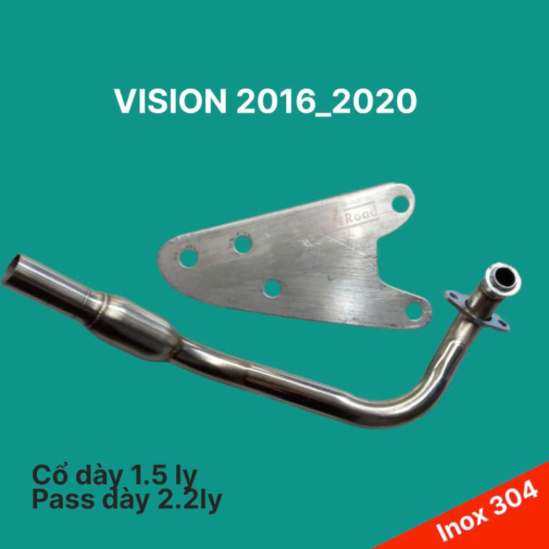 Bộ Cổ Pass 4road cho Vision 2016-2020.inox 304.