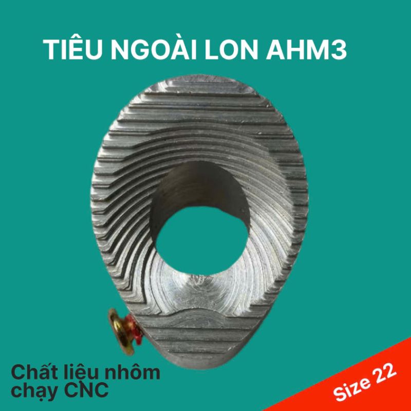 Tiêu AHM M3 size 22.Nhôm Khối CNC