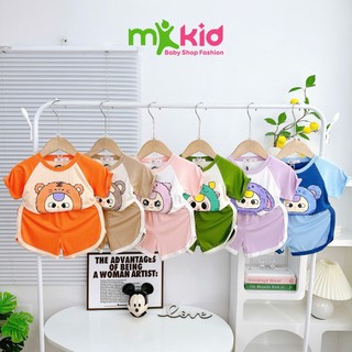  Set Cộc Tay Baby Three Cho Bé Trai Bé Gái 8-30Kg. Bộ Ngắn Tay Thun Lạnh Mềm Mát  Cho bé Mặc ngủ 