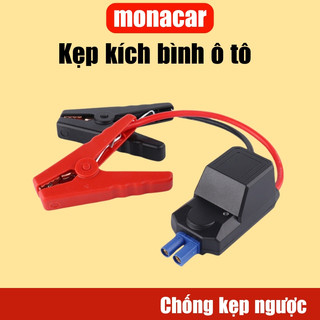 Kẹp kích bình ắc quy monacar, chống kẹp ngược cực, phụ kiện bơm kích bình