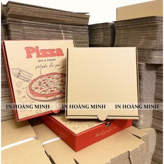 Hộp Đựng Pizza size 16; 18; 20; 22; 24; 26 cm, dày dặn, chắc chắn, giá rẻ tại xưởng