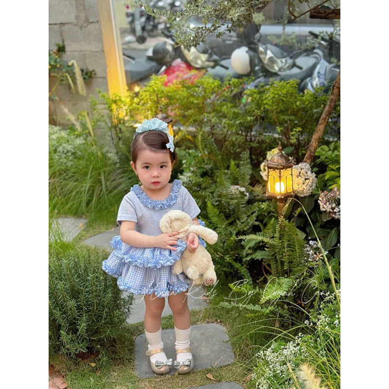 [Hàng chính chủ_ko bán sỉ] VÁY ĐẦM LOLITA CÔNG CHÚA KÈM QUẦN PHONG CÁCH TÂY BAN NHA CHO BÉ GÁI SIÊU 
