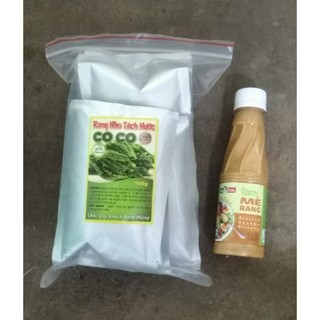   1kg  10 Gói Rong Nho CoCo + Chai Sốt Mè Rang 180ml 