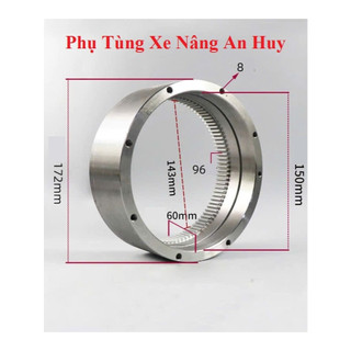 Vành răng bánh lái xe nâng điện hiệu Heli mã 02.01.00687 Model CBD20J có 8 lổ đường kính 172mm