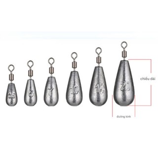  Chì Leo Dùng cho Ae buộc thẻo câu e về  3 size 3.5g - 5g - 7g   shop có bán combo 5 viên và combo 10 viên   