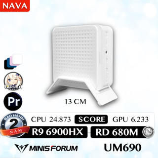 Mini PC Minisforum UM690 AMD R9 6900HX Radeon 680M USB4 Máy tính Ryzen 9 WT ME SE LITE 690 Nucbox