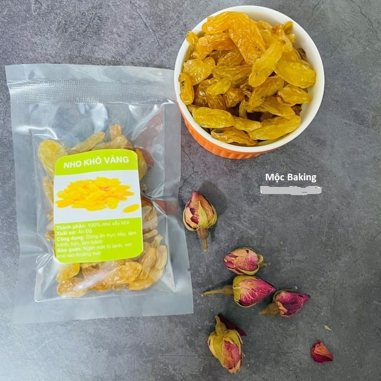Nho khô vàng, đen Ấn Độ 100g