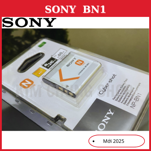 Pin Lithium Sony NP-BN1 Cho Sony CyberShot T Series DSC-T99, DSC-TX5, DSC-TX7, DSC-TX9, W Series DSC-W310, DSC-W320, DSC