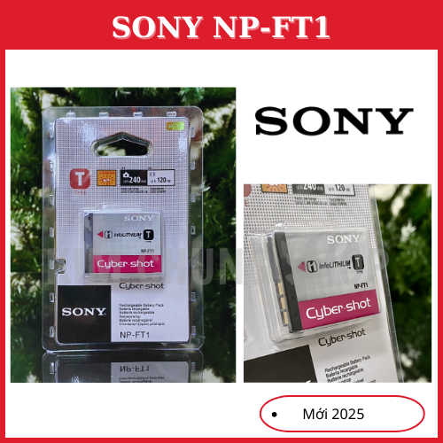 Pin Lithium Sony NP-FT1 Cho Sony DSC-T1; DSC-T3; DSC-T5; DSC-T9; DSC-T10; DSC-T11; DSC-T33; DSC-M1; 