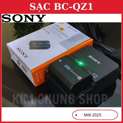 Sạc  BC-QZ1 cho pin Sony FZ100 cho máy ảnh Sony A9, Sony A7 MIII, A7RIII.