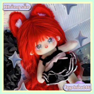 [93 mẫu][ORD] Doll không thuộc tính tóc tơ 20cm 25cm 30cm có tai - Búp bê không thuộc tính chân dài 30cm 35cm có xương