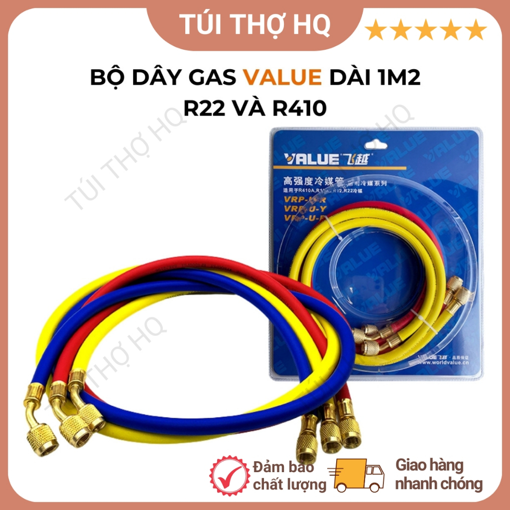 Bộ Dây Gas VALUE Model R22- R410 (1 sợi = 120cm)