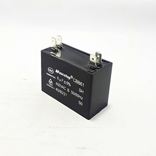 Tụ quạt CBB61 MASCOTOP  6uF + 5%