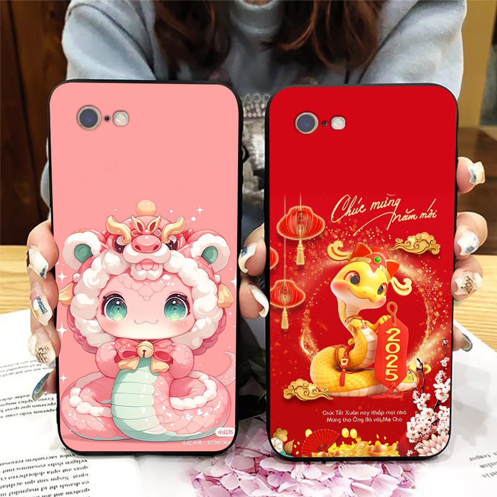 Ốp lưng Iphone 6 / ip 6S / 6 Plus / 6S Plus / ip 7 / ip 8 in hình tết ất tỵ

