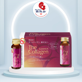  TPBS Nước uống Shiseido The Collagen EXR  LUXERICH hộp 10 chai x 50ml Nhật Bản giúp đẹp da 