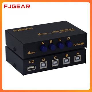 Bộ Chia Máy In FJGEAR Ra 2PC/4PC – Dùng Chung 1 Máy In Qua Cổng USB 2.0 – Thao Tác Dễ Dàng