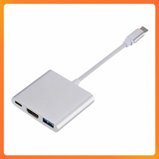 Cáp Chuyển Đổi Type C To HDMI/USB 3.0/Type C – Xuất Full HD 1080P Macbook, Hỗ Trợ Laptop, Điện Thoại