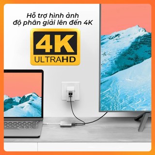Cáp Chuyển Đổi Type C To HDMI/USB 3.0/Type C – Xuất Full HD 1080P Macbook, Hỗ Trợ Laptop, Điện Thoại