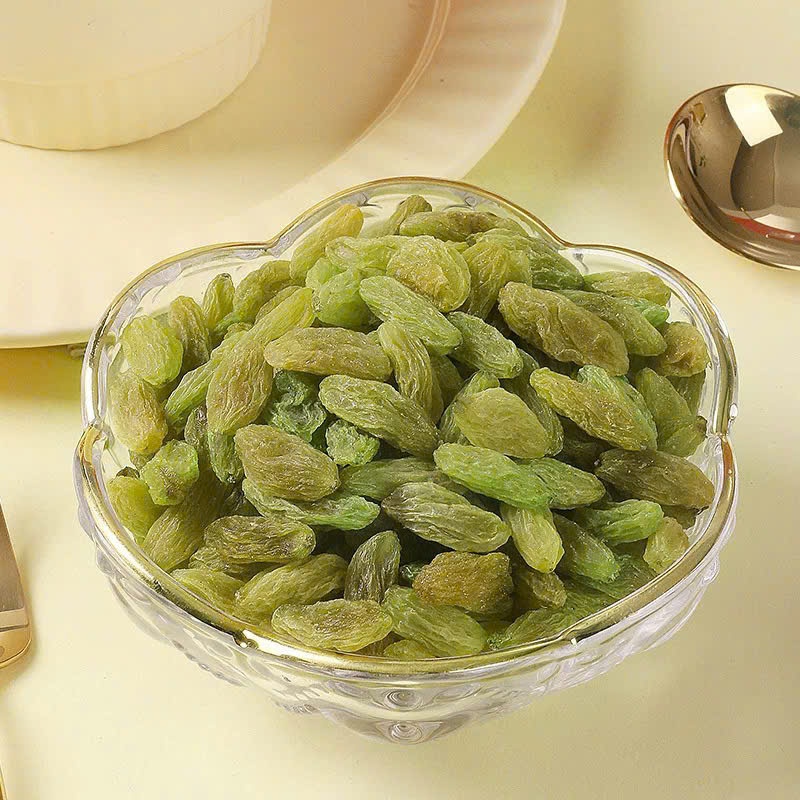 Mứt Nho Khô Xanh Tân Việt Food Không Hạt, Sấy Dẻo Vị Chua Ngọt, Nho Sấy Khô Không Đường 180g - 350g