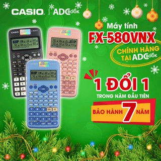 Máy Tính Casio FX-580VNX chính hãng, bảo hành 7 năm - Máy tính cầm tay học sinh FX 580 VN X