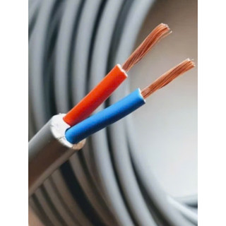 Dây điện tròn xám 2 lớp vỏ 2x1.0 2x1.5 2x2.5 2x4.0 2x6.0 Dẫn Điện Tốt