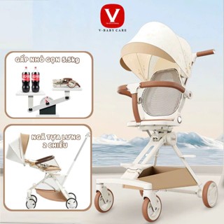 XE ĐẨY GẤP GỌN CAO CẤP V-BABY Q5 ĐẢO CHIỀU 360 ĐỘ [NEW 2025]