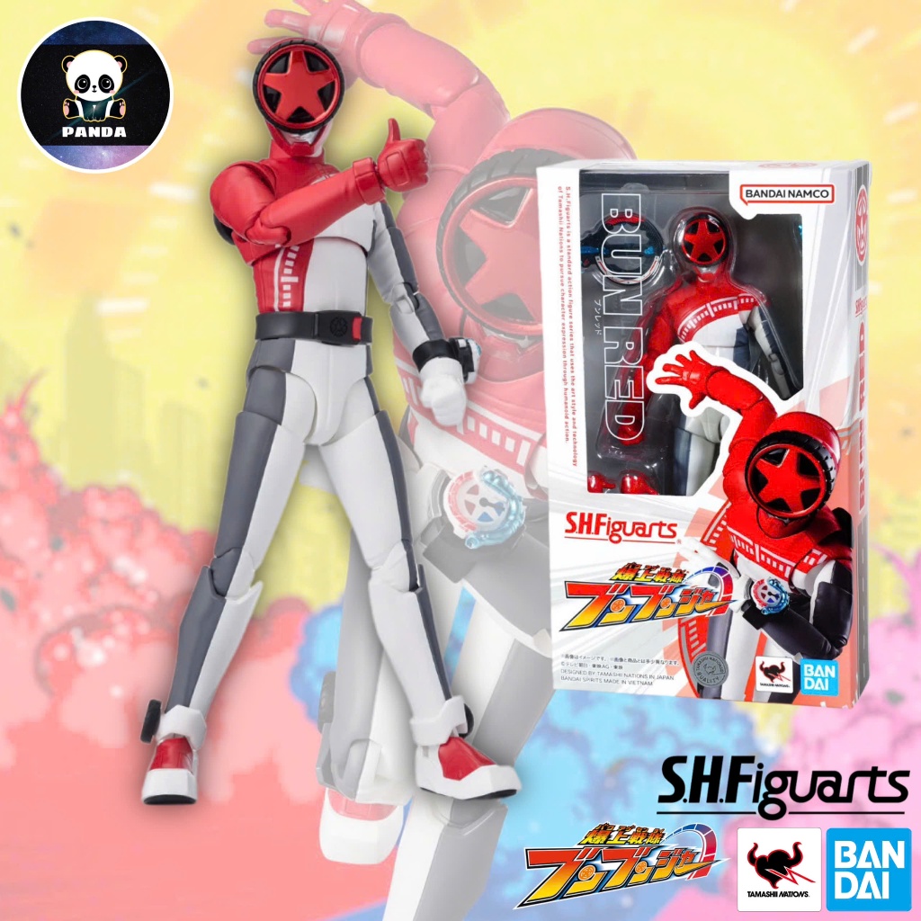 Mô Hình Siêu Nhân Bun Red SHF Bakujo Sentai Bun Bunger Chính Hãng BANDAI SHFiguarts