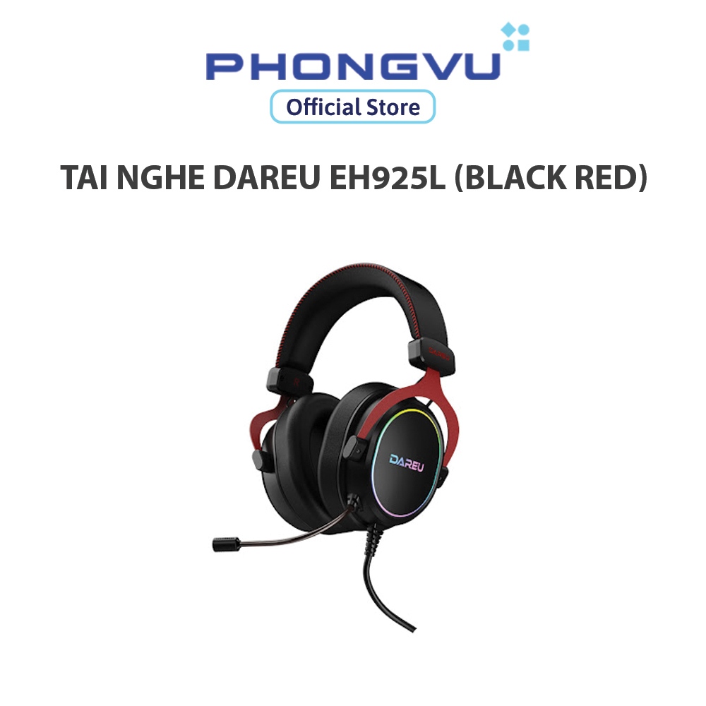 Tai nghe DAREU EH925L (Black Red) - Bảo hành 12 tháng