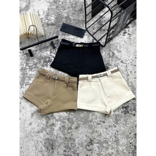  Quần short sooc dạ đai nâu BORY STORE QCCC QCL1 QS0305 9885 