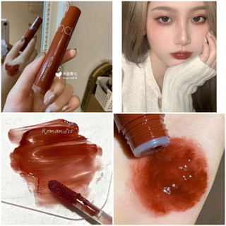 Son Tint Bóng ROMAND JUICY LASTING TINT Màu #20 - Dark Coconut màu nâu gạch ấm