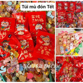   Tết Tự Xé Sét 50 20 Túi Mù Tết Tự Xé  túi kẹo bóc quà bí mật mẫu dạ quang blind bag kẹo bóc quà test nhân phẩm 