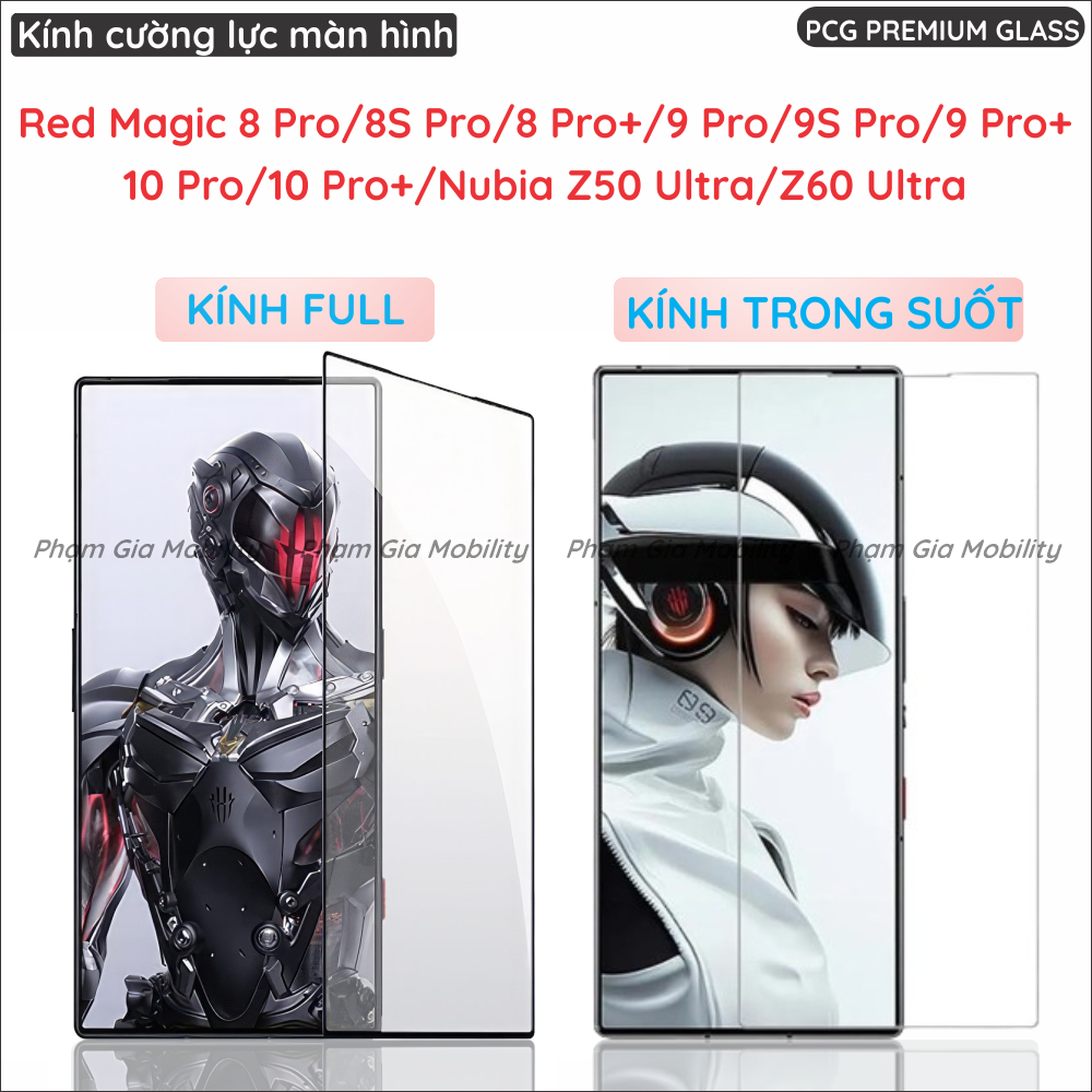 Kính cường lực màn hình ZTE Red Magic RedMagic 10 10s 9 9S 8 8s Air Pro Pro+/ Nubia Z50 Z60 Z70 Z70s Ultra kính Full keo