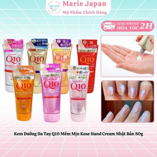 Kem Dưỡng Da Tay Q10 Mềm Mịn Kose Hand Cream Nhật Bản Tuýp 80g
