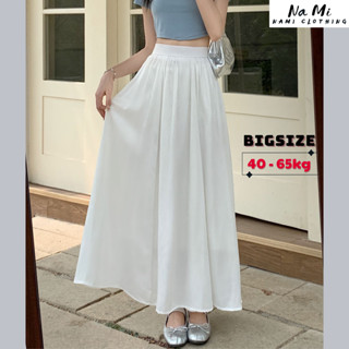 Chân váy dài Maxi 2 lớp dáng xoè cạp thun chun chất Lụa Kate mềm mại Nami, Váy dài Maxi 2 lớp xếp ly bồng bềnh 353