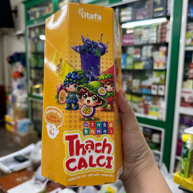 Thạch Calci Kids Thảo An Nhi-Bổ sung calci hữu cơ,giúp xương chắc khoẻ