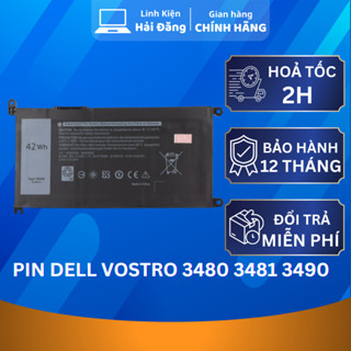  Pin Laptop Dell Vostro 3480 3481 3490 3491 3400 3401 5481 5490 5581 5480 5481 5485 5491 5493 5584 5593 5590 Zin New 100% 