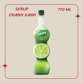 Syrup Chanh Xanh Freshy 710ml – Siro pha chế cocktail, mojito, soda, trà chanh