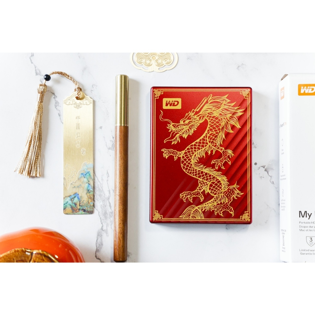 Ổ cứng di động 2TB WD My Passport Ultra Limited Edition Dragon USB 3.2