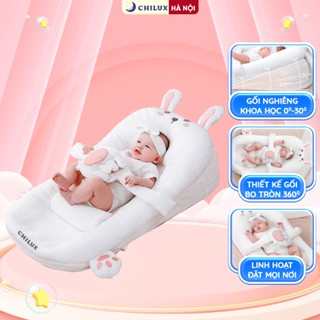 Gối chống trào ngược thỏ hồng Chilux - 3 nấc nghiêng gối nằm, giảm nôn trớ, trào ngược dạ dày