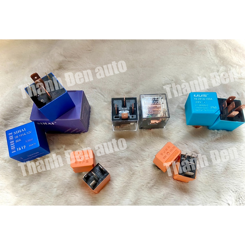 Rơ le Sihai, rơ le UUS, rơ le trong 4 chân, 5 chân điện 12v và 24v