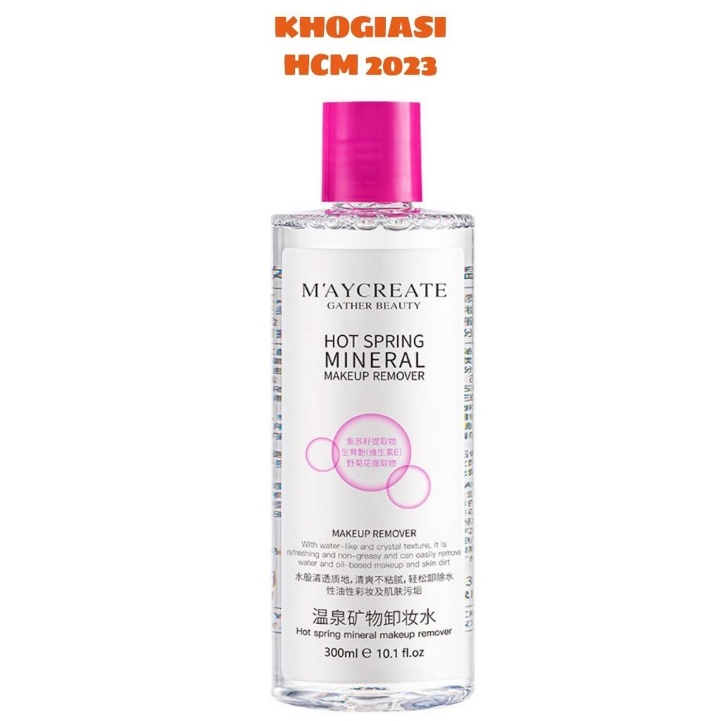 Nước Tẩy Trang Maycreate 300ML Nội Địa Trung Làm Sạch Da