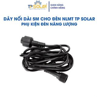 Dây điện nối 2 đầu dài 5m TP SOLAR sử dụng cho đèn năng lượng mặt trời có tấm pin rời