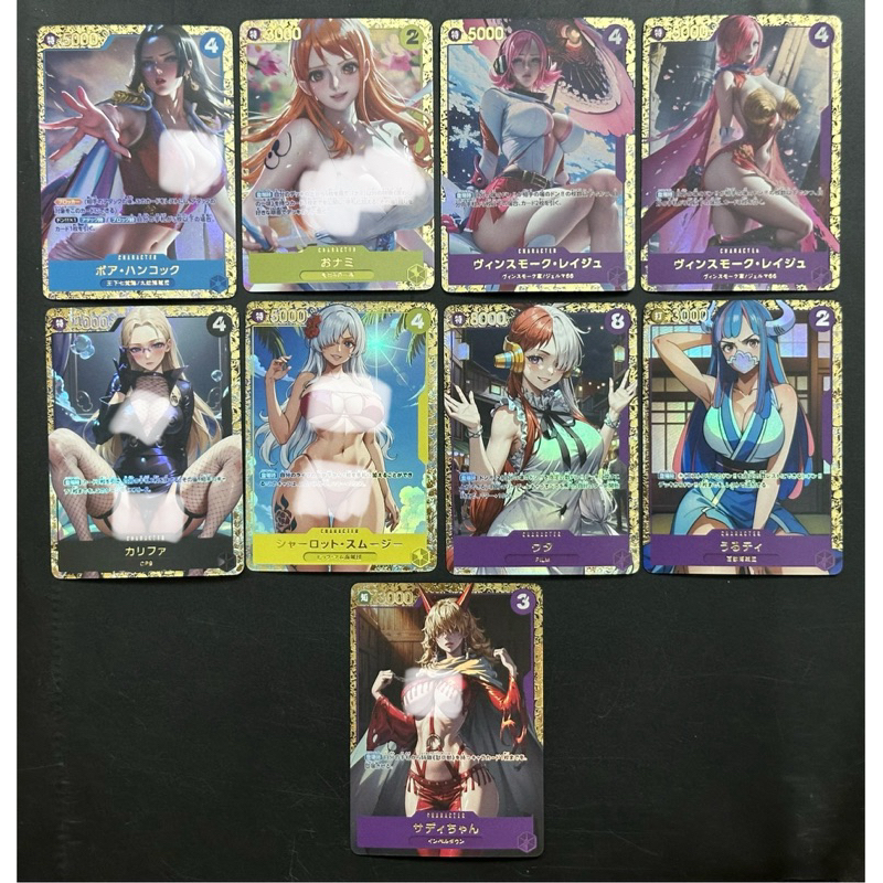 Thẻ Custom nhân vật One Piece với hiệu ứng hologram